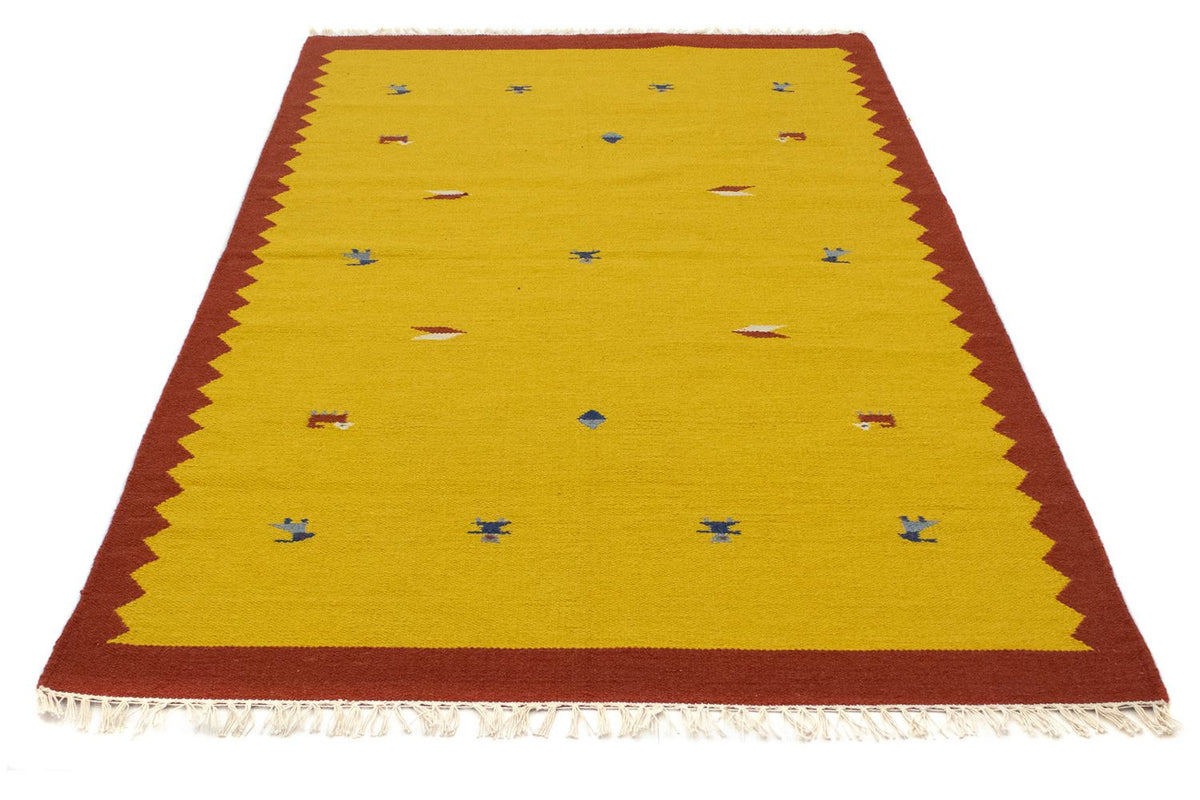 Tapis Kelim - Tendance - 180 x 120 cm - jaune