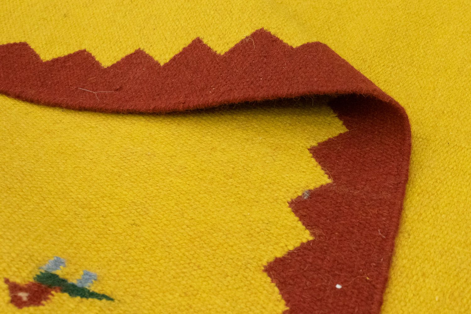 Tapis Kelim - Tendance - 180 x 120 cm - jaune