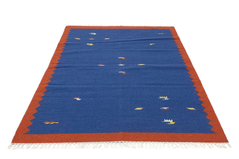 Tapis Kelim - Tendance - 180 x 120 cm - bleu
