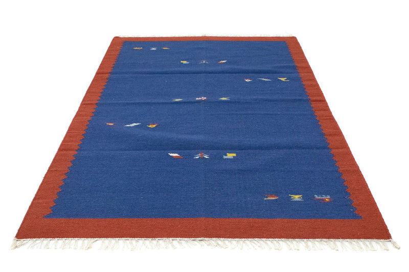Tapis Kelim - Tendance - 180 x 120 cm - bleu