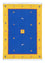 Tapis Kelim - Tendance - 200 x 140 cm - bleu