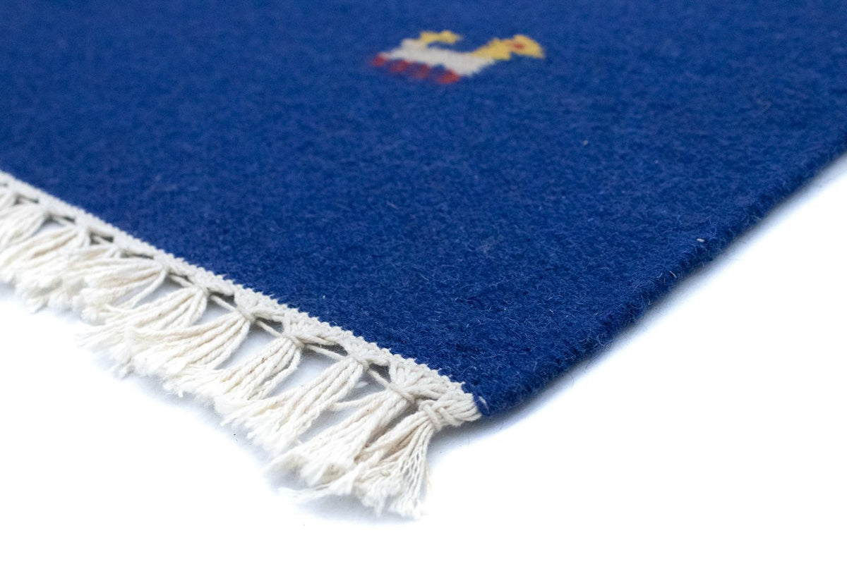 Tapis Kelim - Tendance - 200 x 140 cm - bleu
