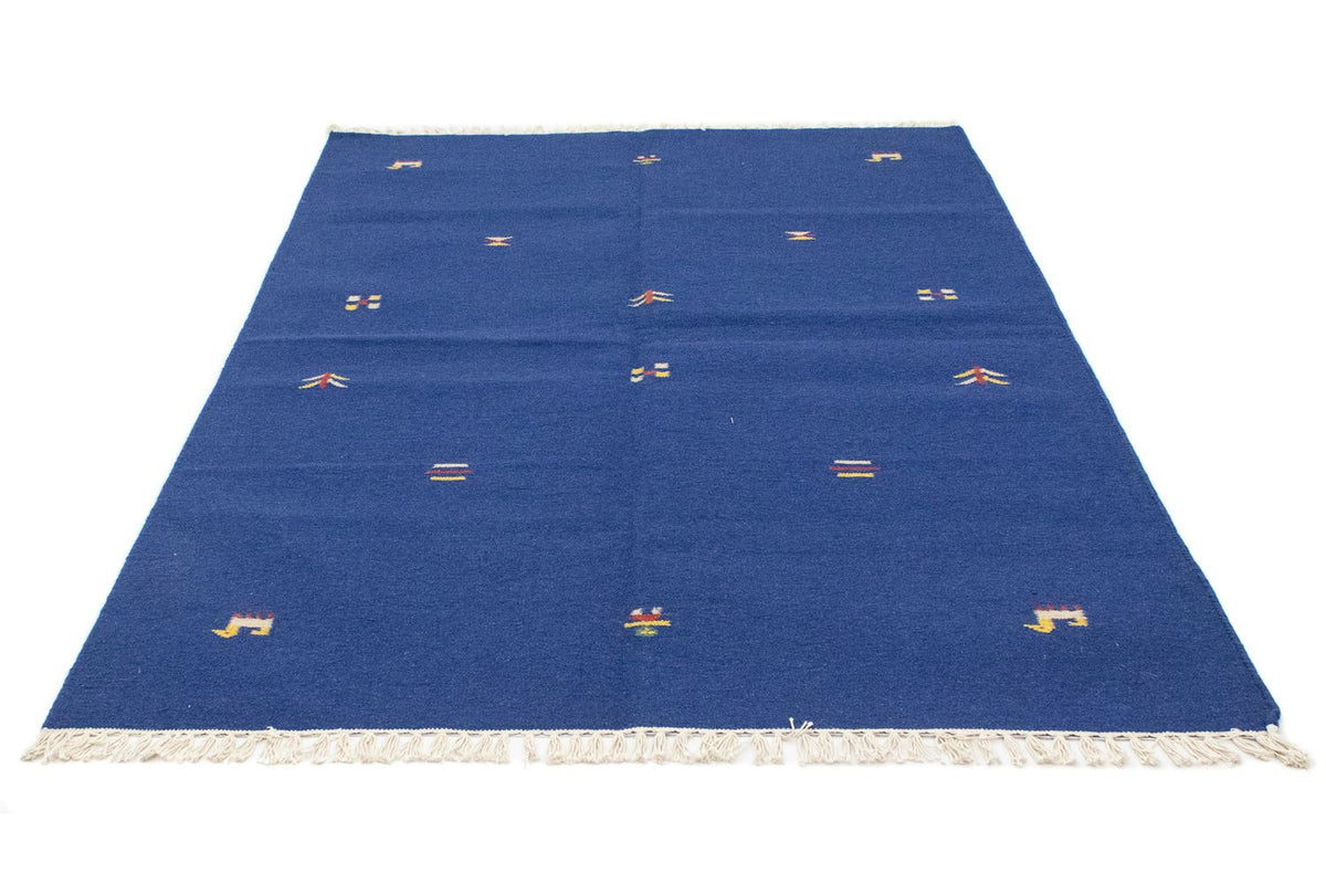 Tapis Kelim - Tendance - 200 x 140 cm - bleu