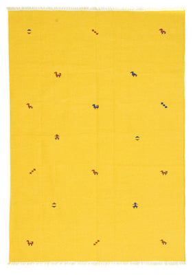 Tapis Kelim - Tendance - 300 x 200 cm - jaune