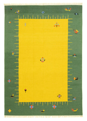 Tapis Kelim - Tendance - 300 x 200 cm - jaune