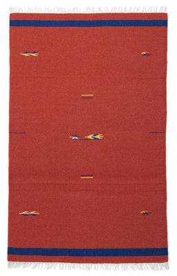 Tapis Kelim - Tendance - 180 x 120 cm - rouge