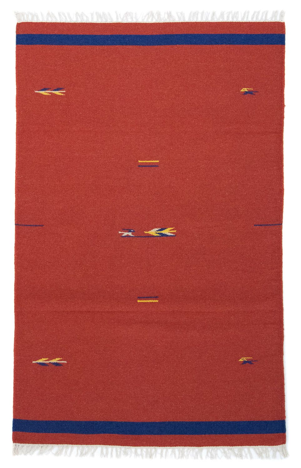 Tapis Kelim - Tendance - 180 x 120 cm - rouge