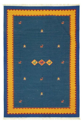 Tapis Kelim - Tendance - 300 x 200 cm - bleu