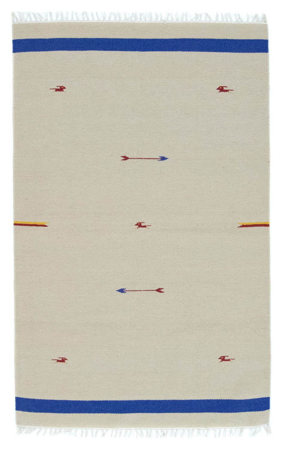 Tapis Kelim - Tendance - 180 x 120 cm - beige