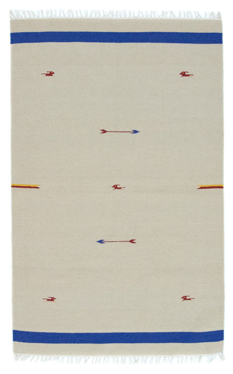Tapis Kelim - Tendance - 180 x 120 cm - beige