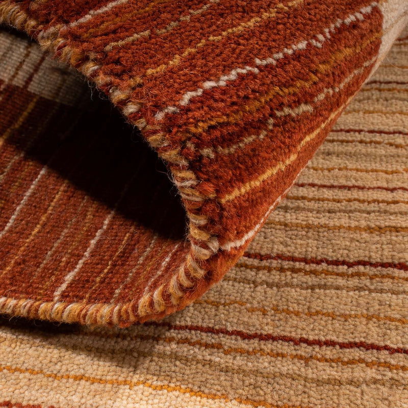 Tapis Gabbeh - Loribaft Softy - 132 x 72 cm - beige