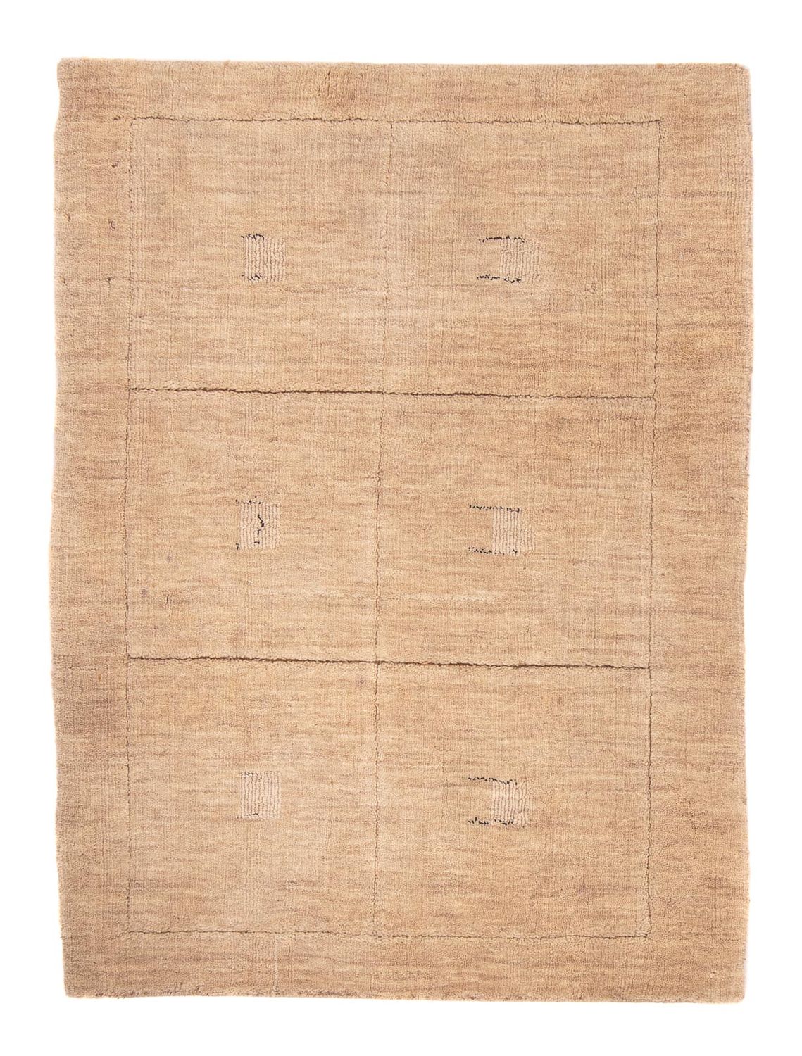 Tapis Gabbeh - Loribaft Softy - 117 x 85 cm - beige clair