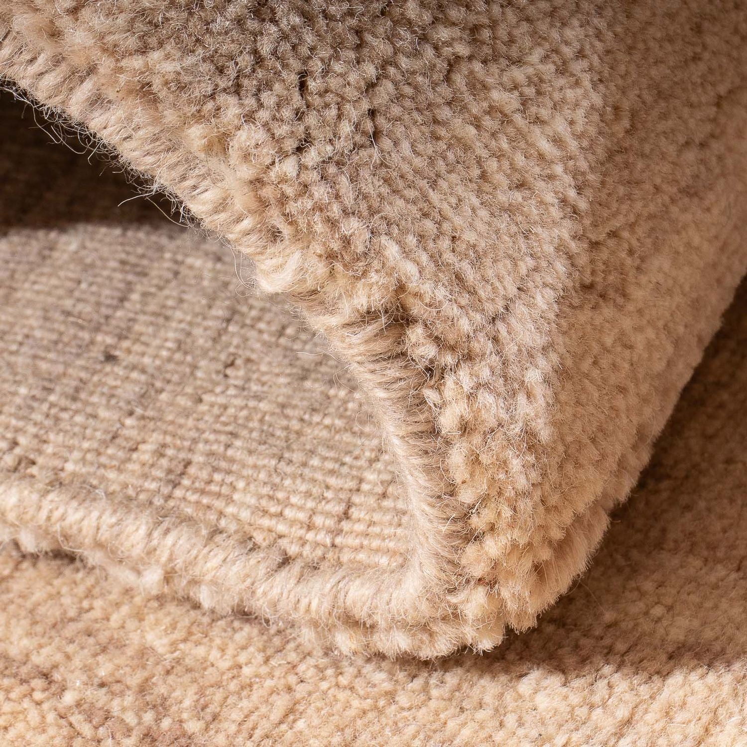 Tapis Gabbeh - Loribaft Softy - 117 x 85 cm - beige clair