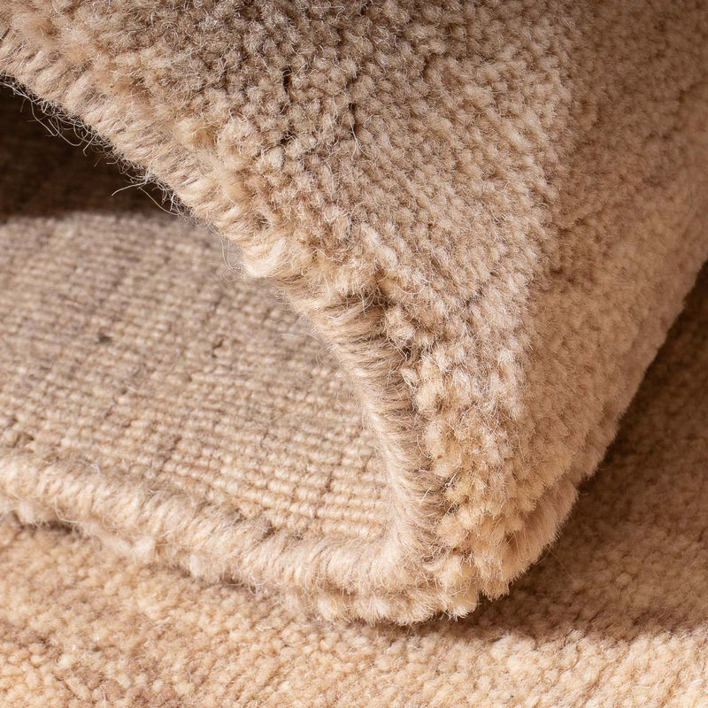 Tapis Gabbeh - Loribaft Softy - 117 x 85 cm - beige clair