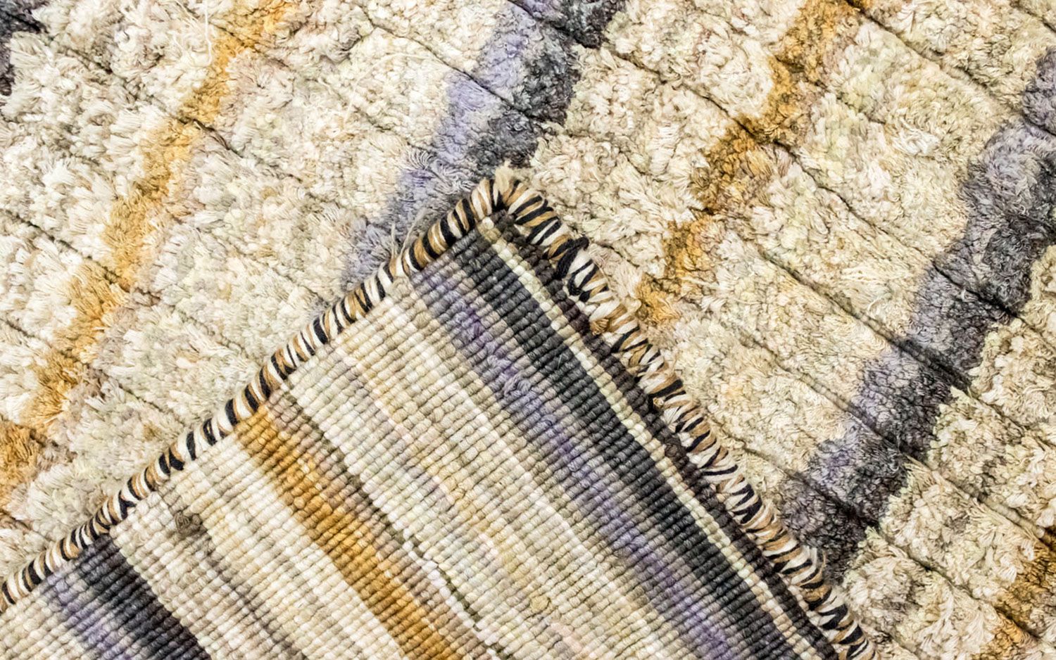 Tapis en viscose - 180 x 94 cm - multicolore