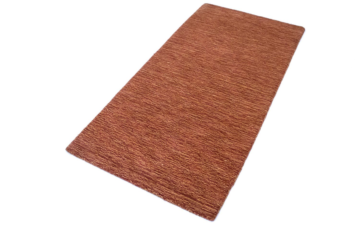 Tapis en laine - 136 x 72 cm - marron
