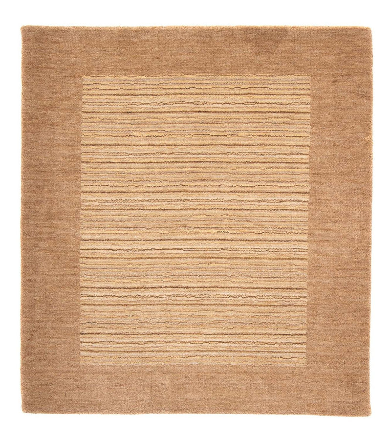 Tapis Gabbeh - Loribaft Softy - 117 x 91 cm - marron clair