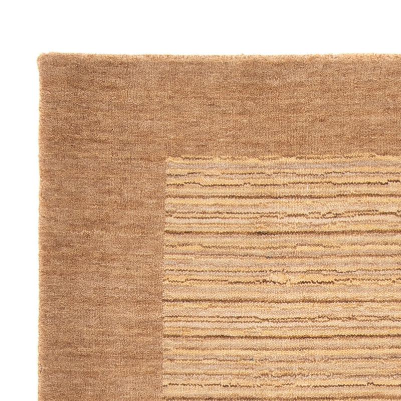 Tapis Gabbeh - Loribaft Softy - 117 x 91 cm - marron clair