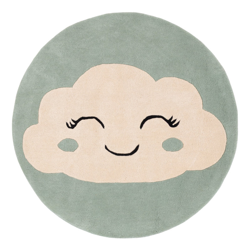Nuage Tapis Enfant Rond