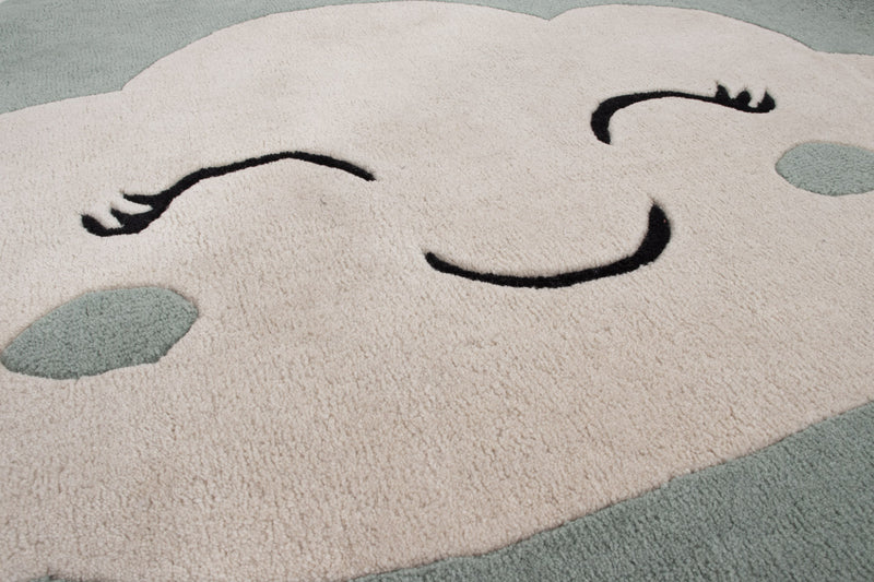 Nuage Tapis Enfant Rond