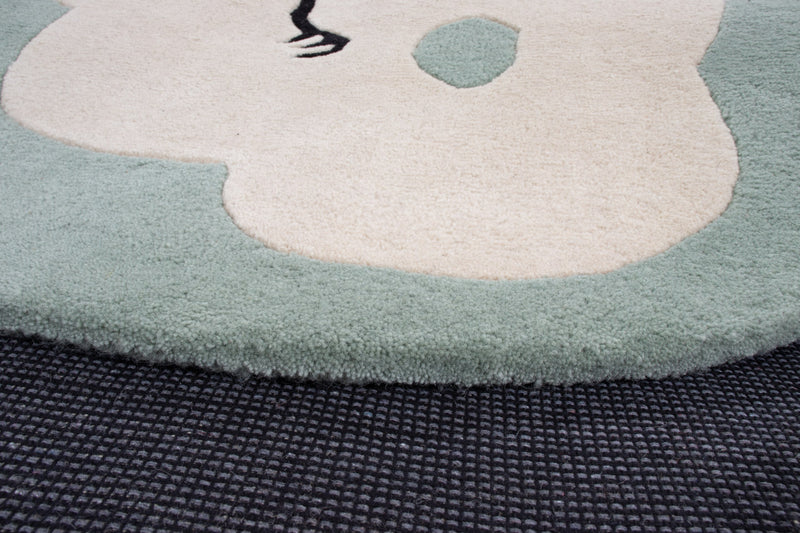 Nuage Tapis Enfant Rond