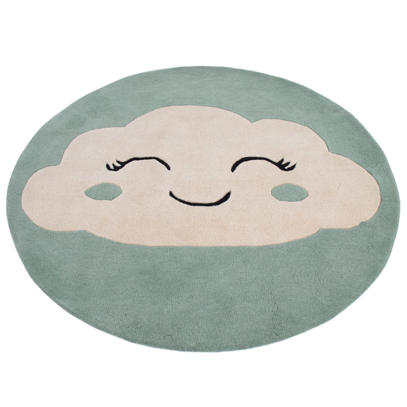 Nuage Tapis Enfant Rond