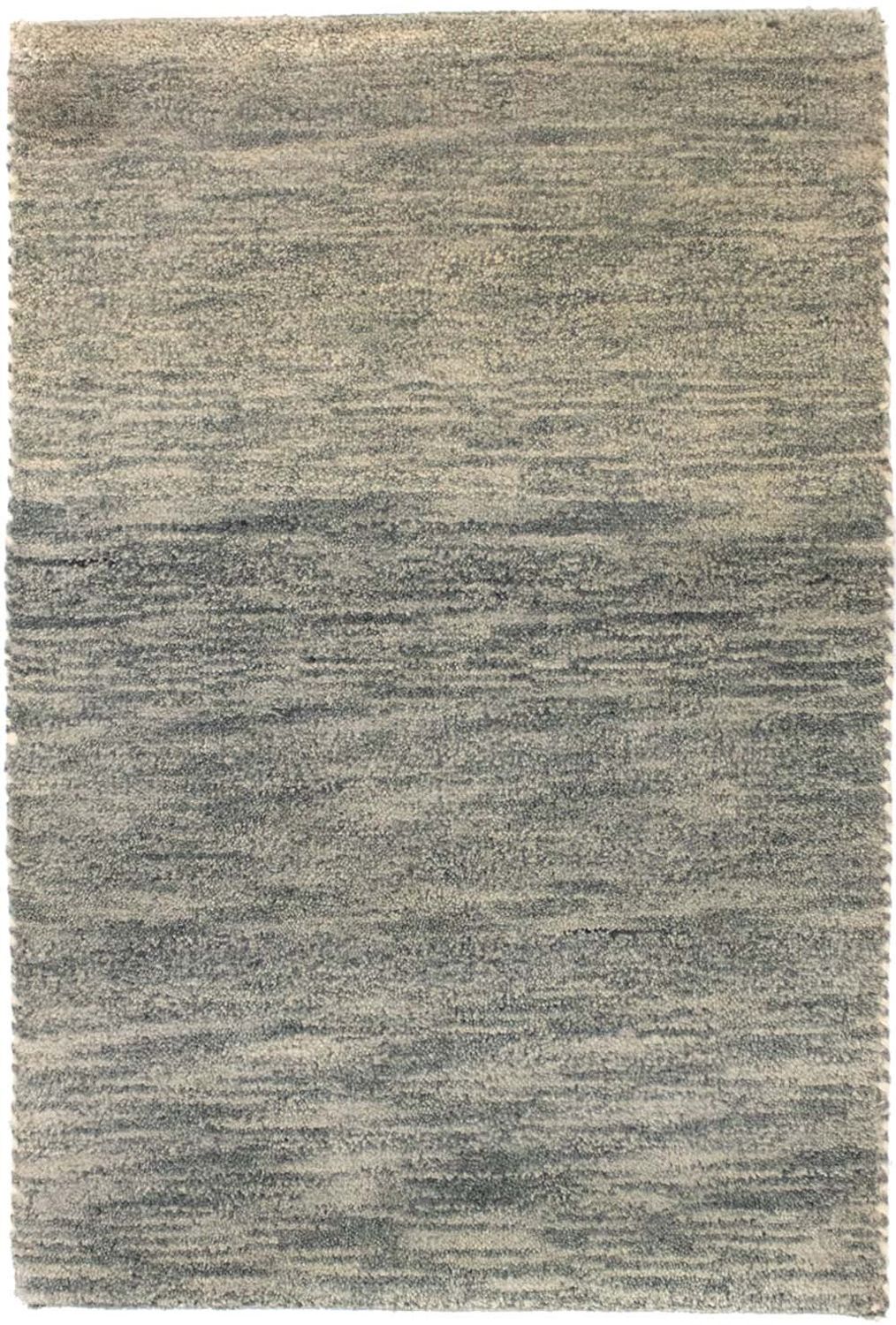 Tapis Gabbeh - Indus - 90 x 60 cm - gris clair