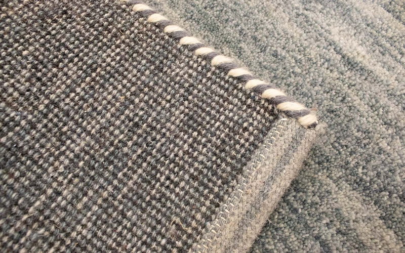 Tapis Gabbeh - Indus - 90 x 60 cm - gris clair