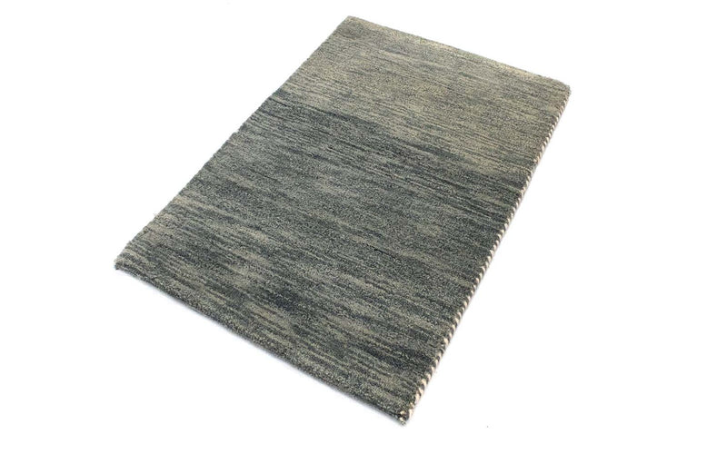 Tapis Gabbeh - Indus - 90 x 60 cm - gris clair