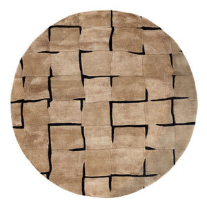Tapis design - LunarLuxe - ronde