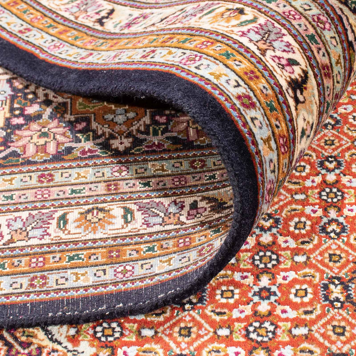 Tapis persan - Tabriz - Royal - 390 x 304 cm - noir