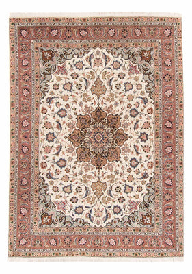 Tapis persan - Tabriz - Royal - 214 x 149 cm - crème