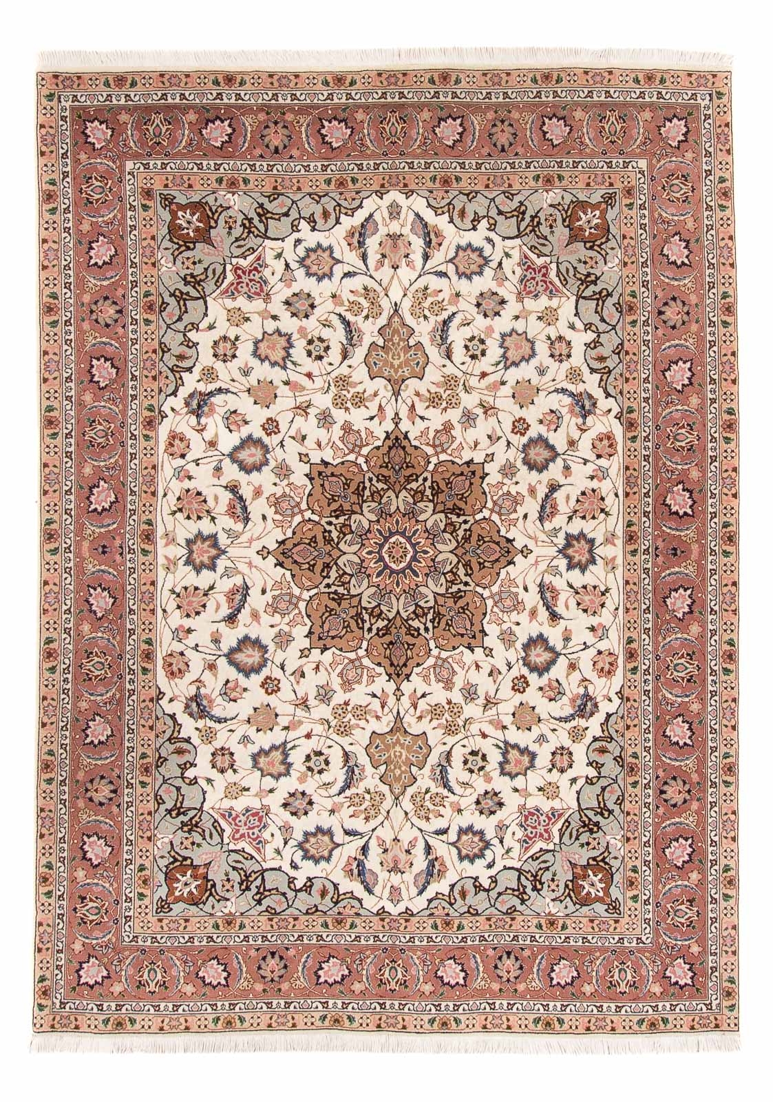 Tapis persan - Tabriz - Royal - 214 x 149 cm - crème
