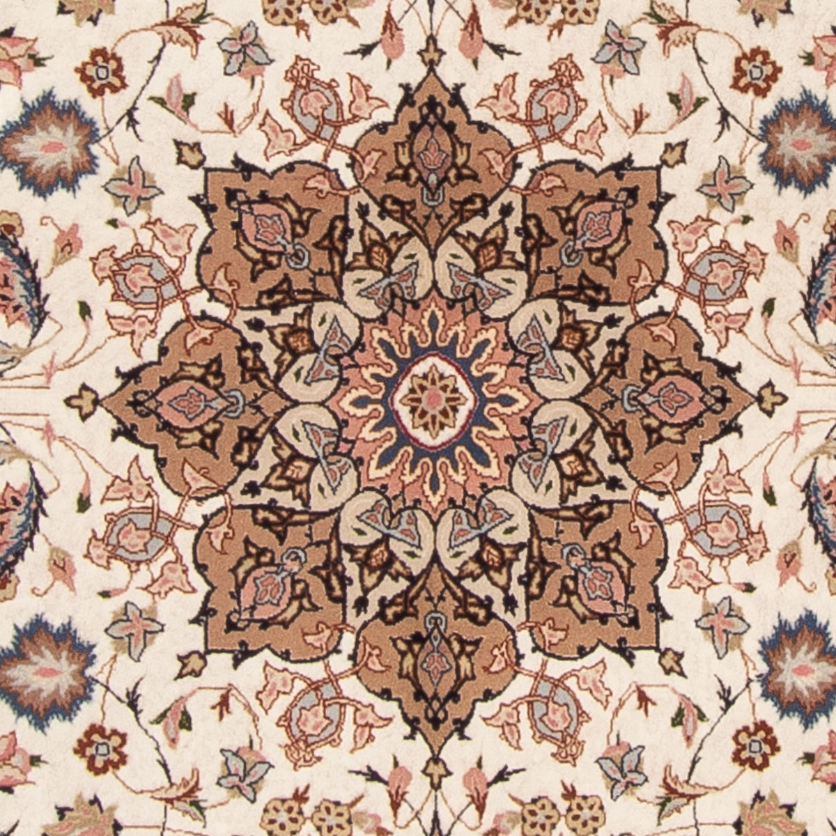 Tapis persan - Tabriz - Royal - 214 x 149 cm - crème