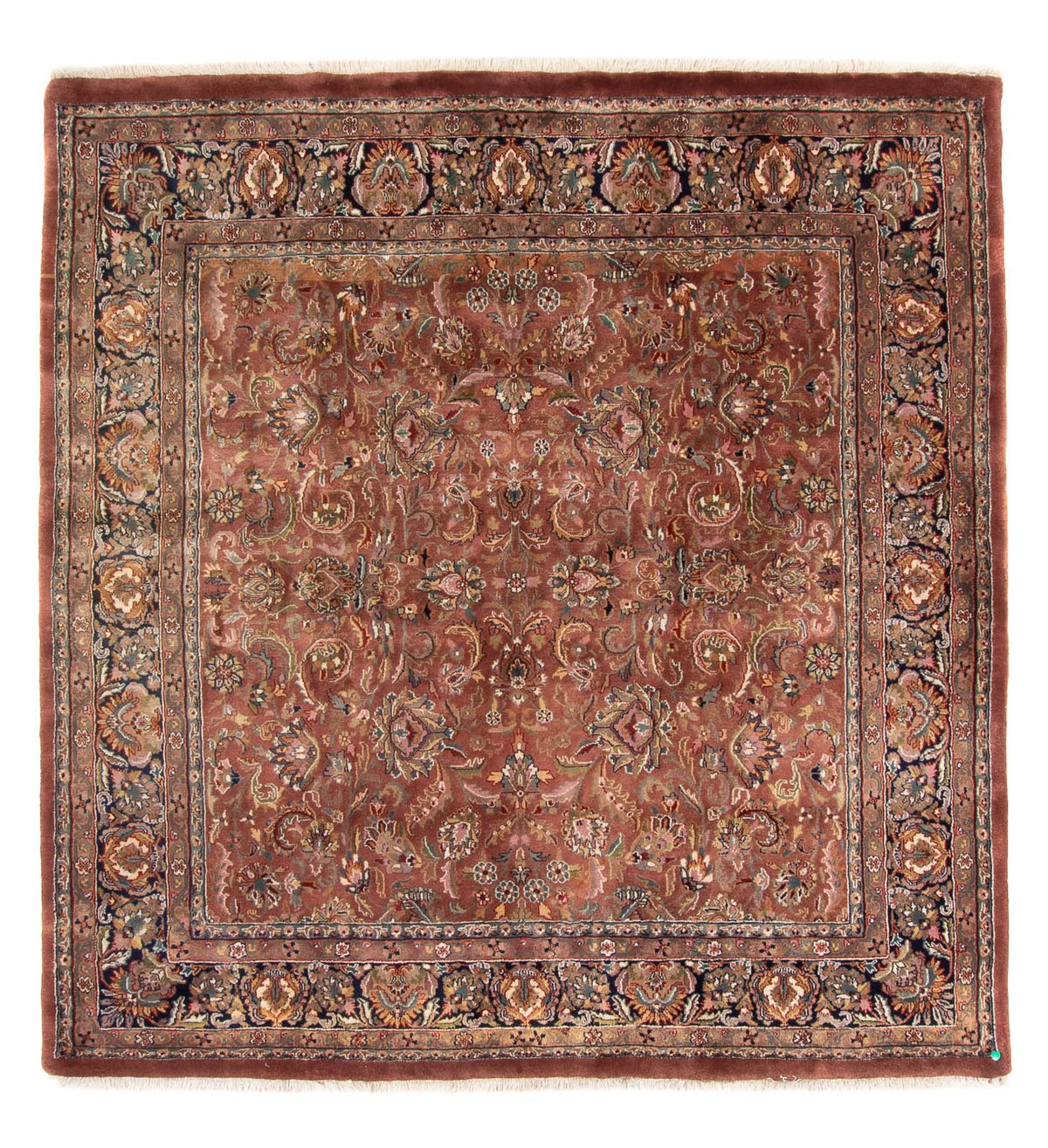 Tapis oriental - Bidjar - Indus carré  - 200 x 200 cm - rouille