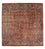 Tapis oriental - Bidjar - Indus carré  - 200 x 200 cm - rouille