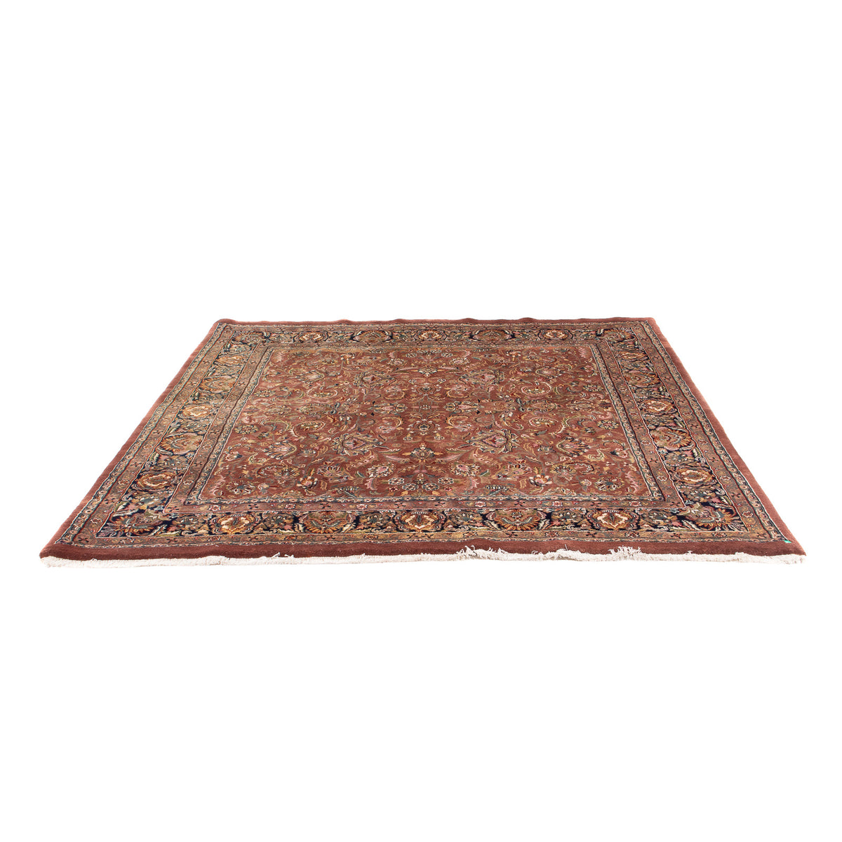 Tapis oriental - Bidjar - Indus carré  - 200 x 200 cm - rouille