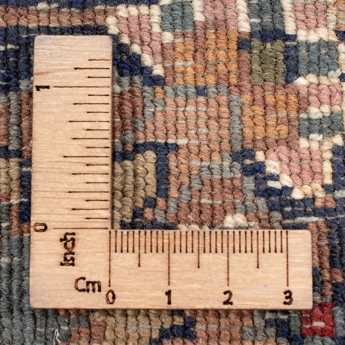 Tapis oriental - Bidjar - Indus carré  - 200 x 200 cm - rouille