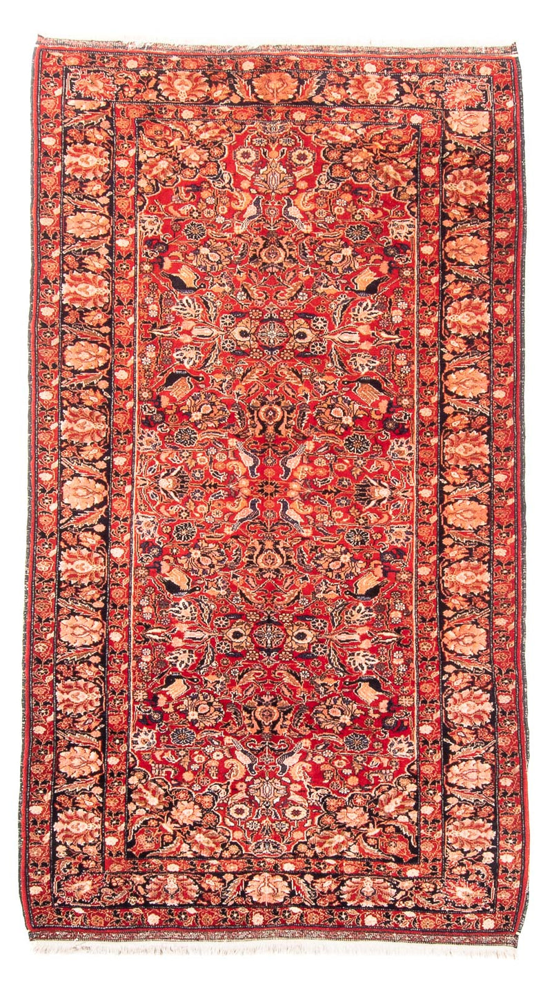 Tapis de couloir Tapis afghan - 194 x 108 cm - rouge