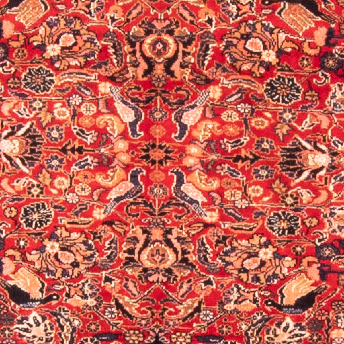 Tapis de couloir Tapis afghan - 194 x 108 cm - rouge