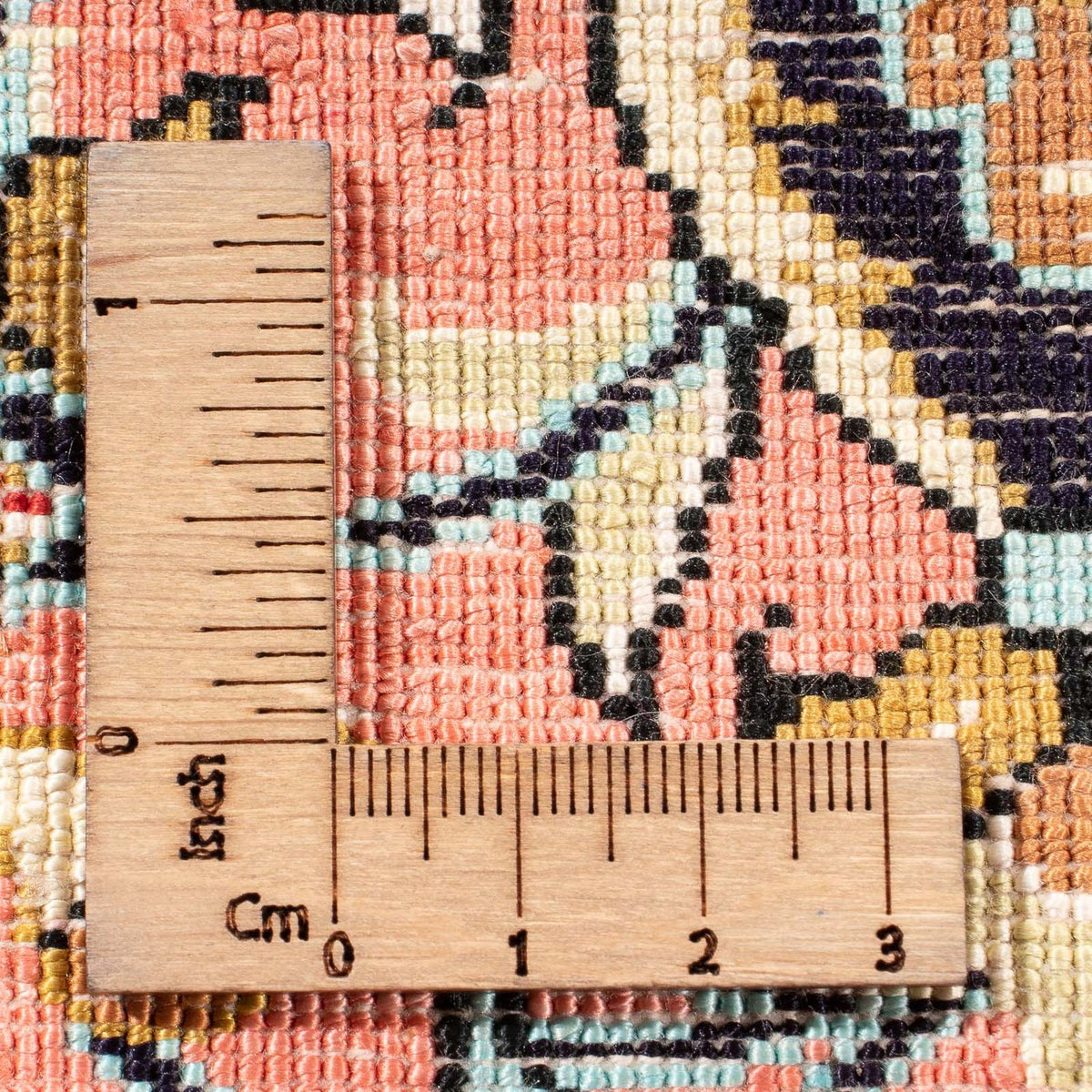 Tapis en soie - Ghom soie - Premium - 80 x 60 cm - rouge