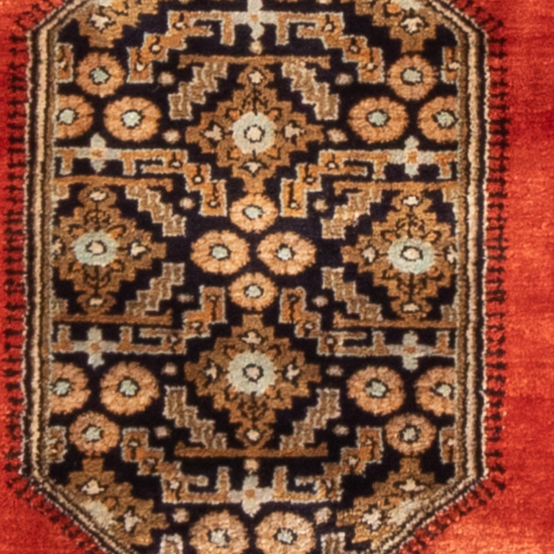 Tapis en soie - Ghom soie - Premium - 77 x 56 cm - orange