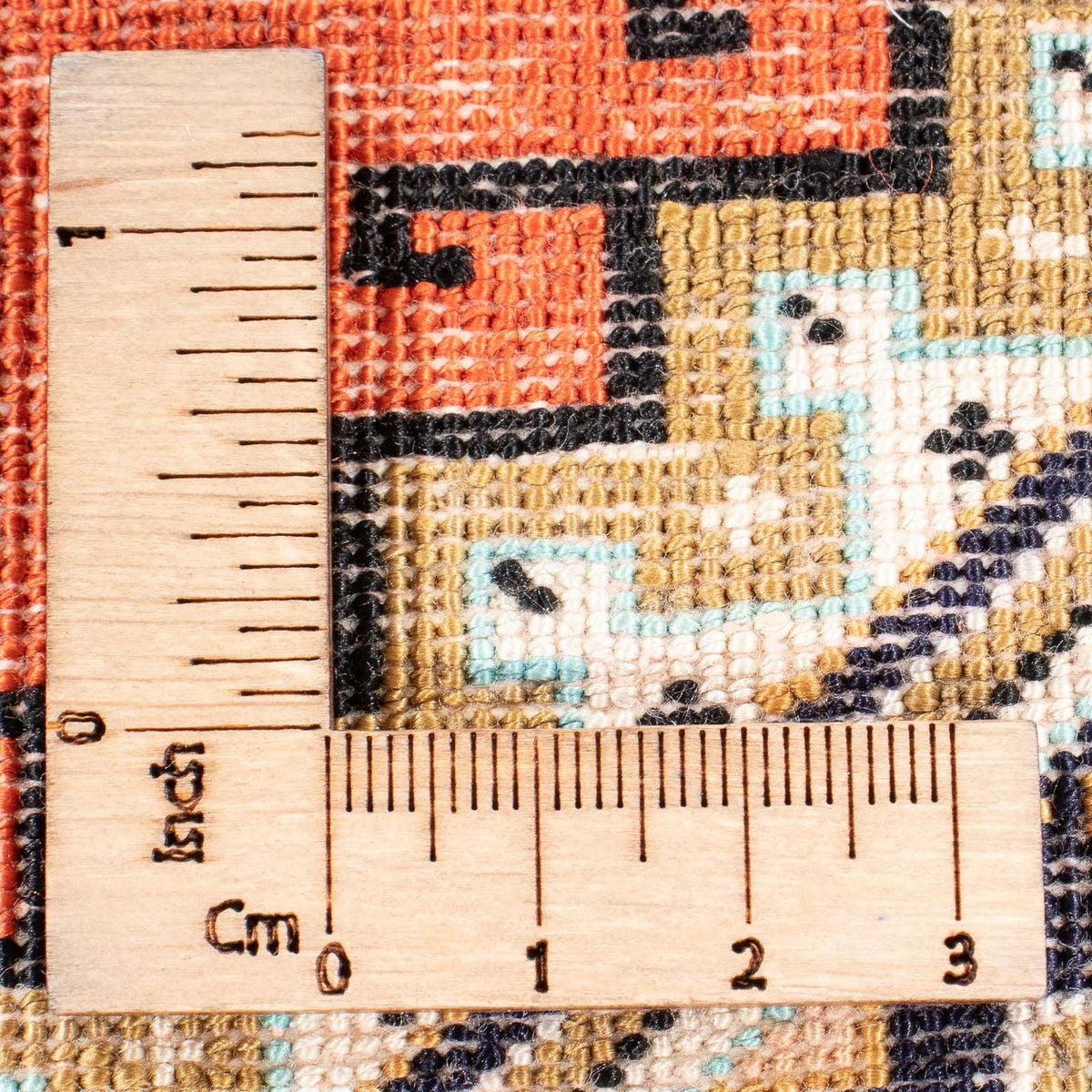 Tapis en soie - Ghom soie - Premium - 77 x 56 cm - orange