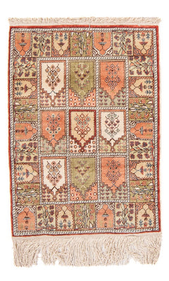 Tapis oriental - Hereke - 59 x 45 cm - multicolore