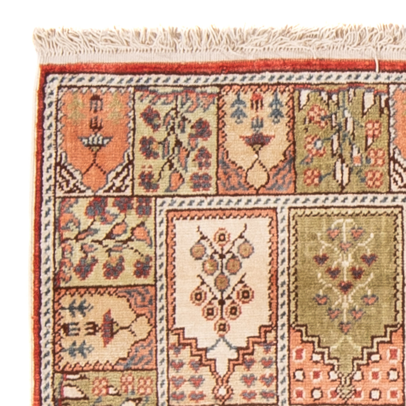 Tapis oriental - Hereke - 59 x 45 cm - multicolore