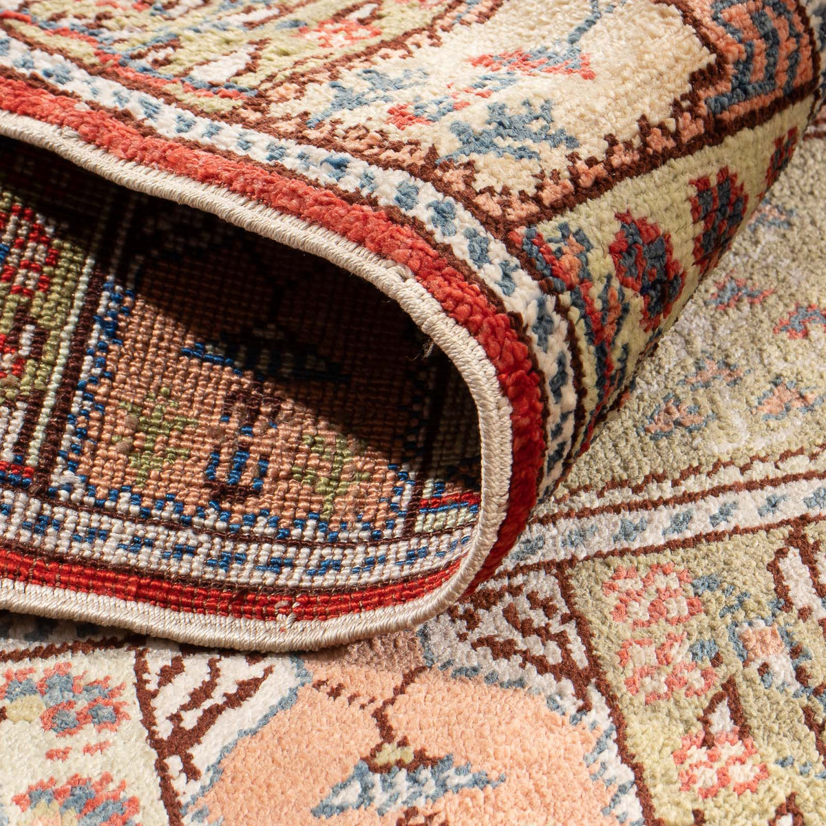 Tapis oriental - Hereke - 59 x 45 cm - multicolore