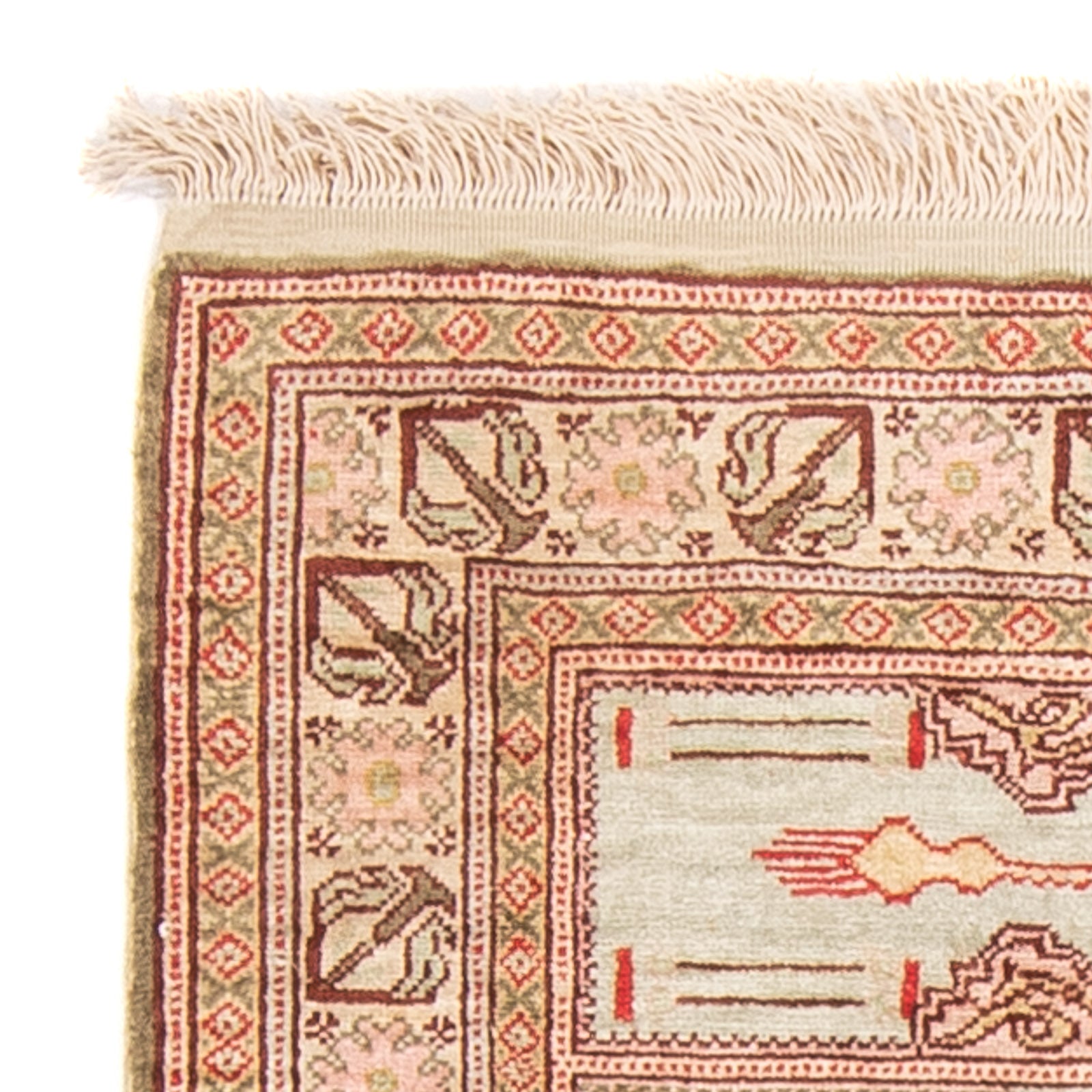 Tapis oriental - Hereke - 61 x 41 cm - multicolore