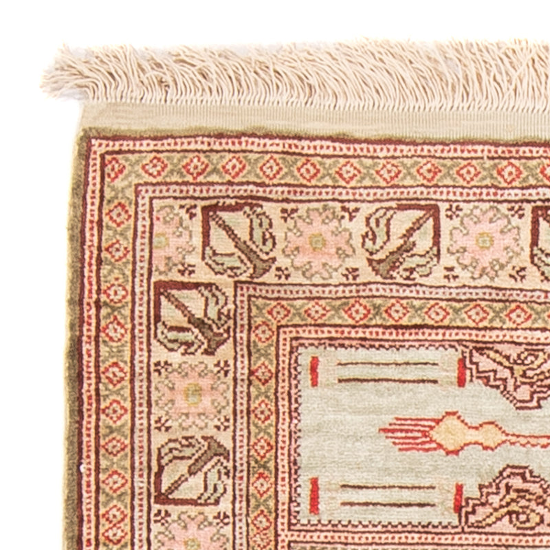 Tapis oriental - Hereke - 61 x 41 cm - multicolore