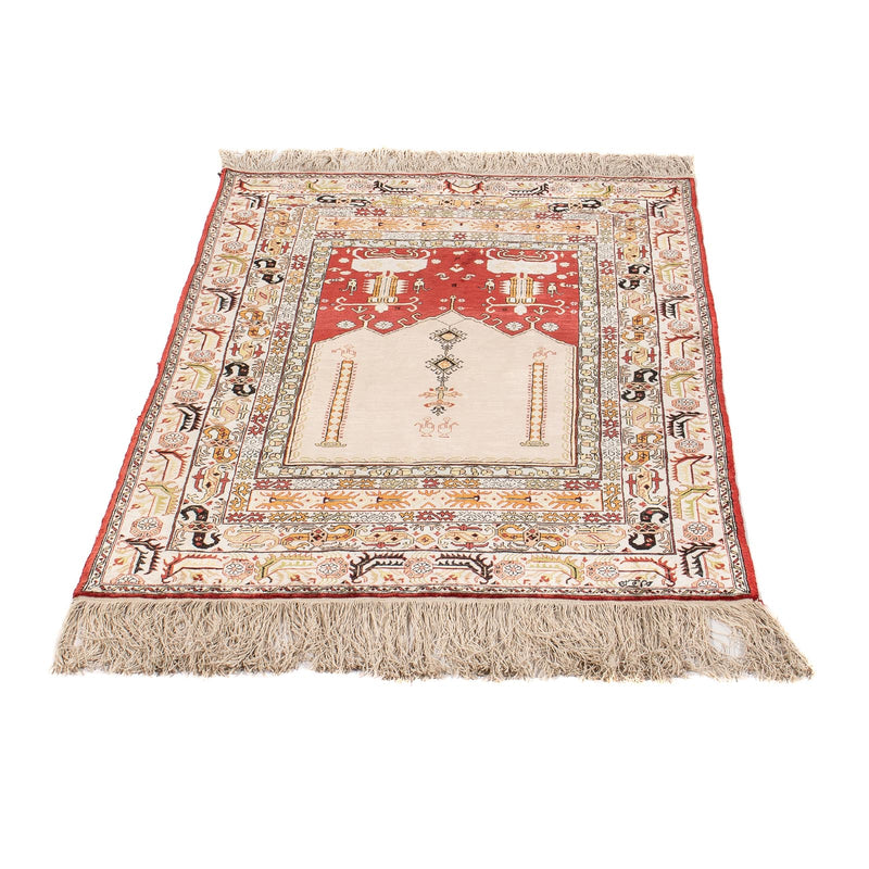 Tapis oriental - Hereke - 119 x 72 cm - multicolore