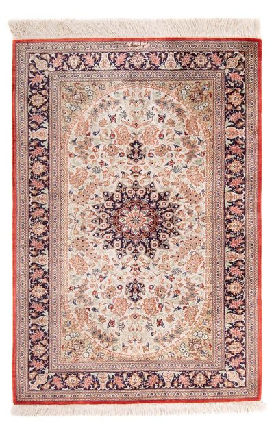 Tapis de Qom en soie Tapis 77x119cm - Tapis persan